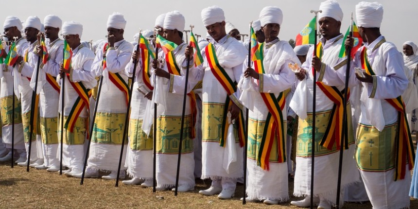 Célébration du festival à Lalibela