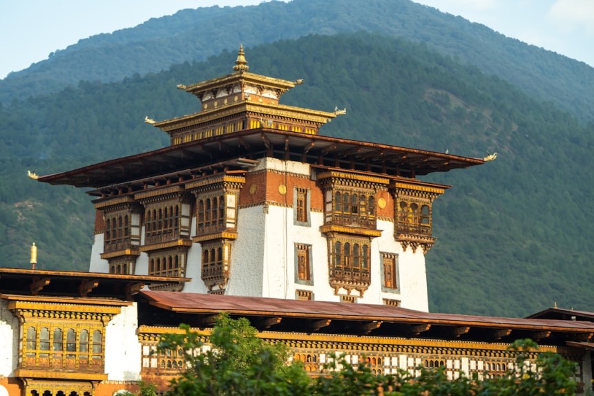 Monastère de Tashichho Dzong à Thimphu