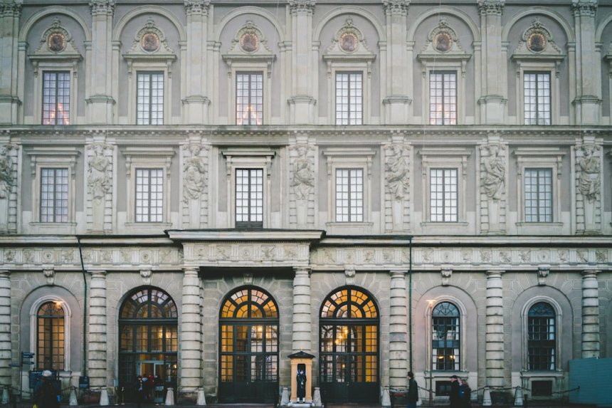 Le Palais Royal de Stockholm, résidence officielle de la monarchie suédoise
